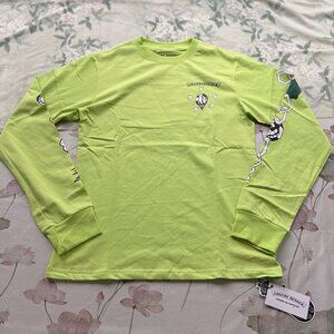 Chrome Hearts fluorescent green long-sleeved T-shirt